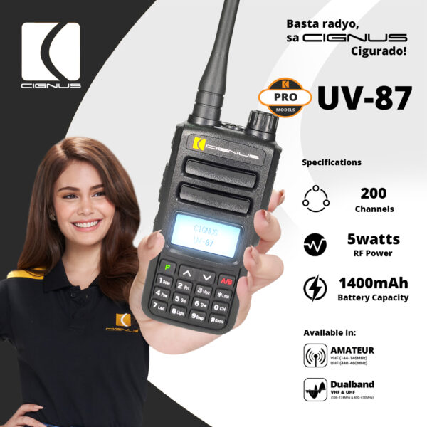 Cignus UV-87 Dual-Mode Communication Device: Stay Connected Anywhere! - Image 2